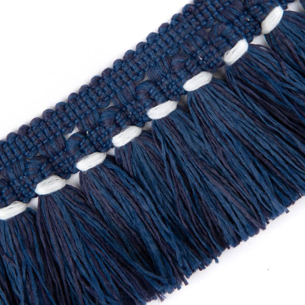 Hula Fringe Performance Azzurro Passementerie