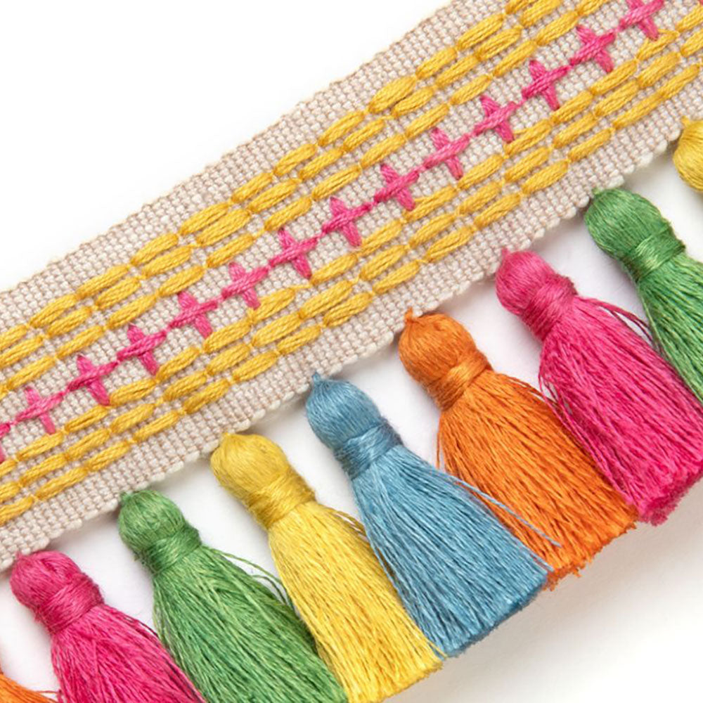 Jamboree Fringe Hot Pink Passementerie