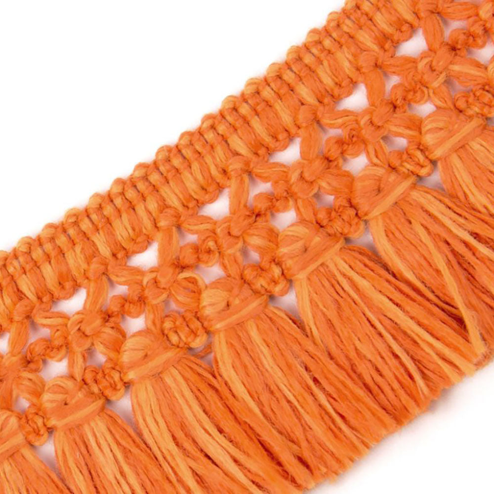 Teepee Fringe Performance Arancio Passementerie