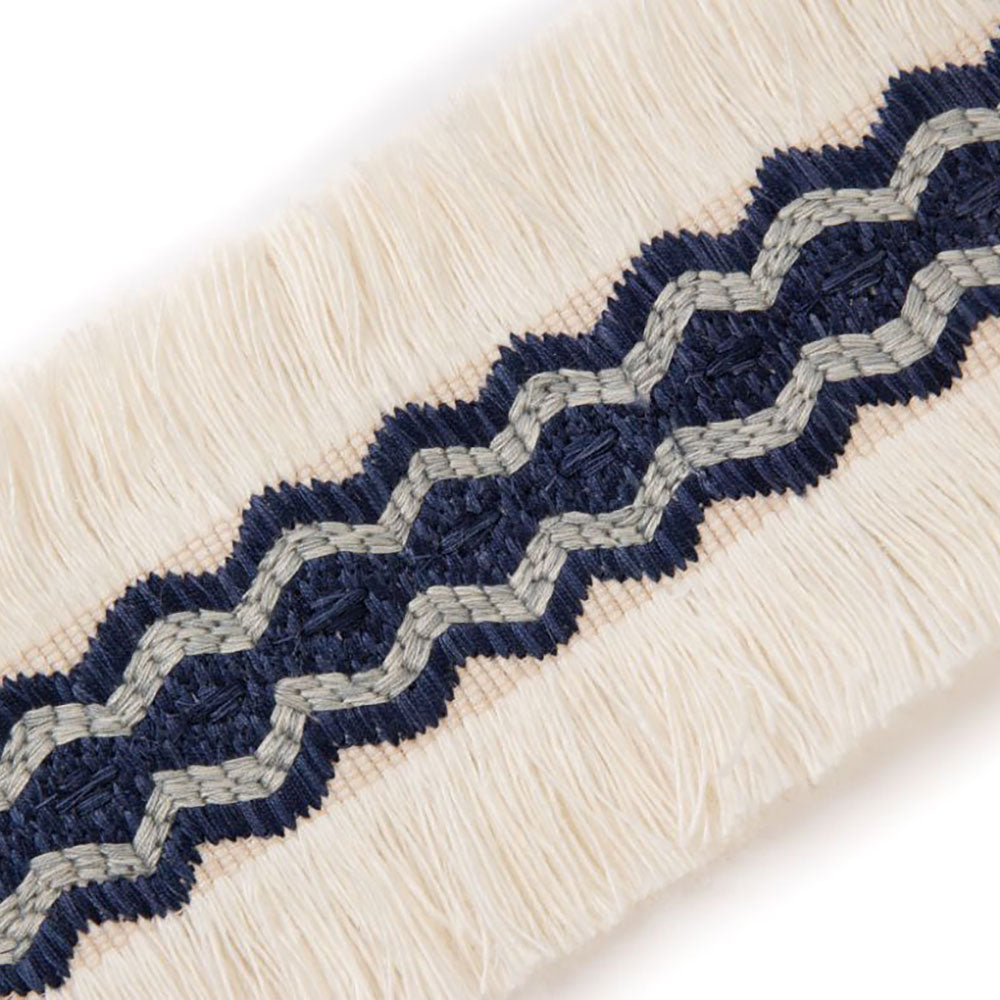 Trapeze Border Dark Indigo Passementerie