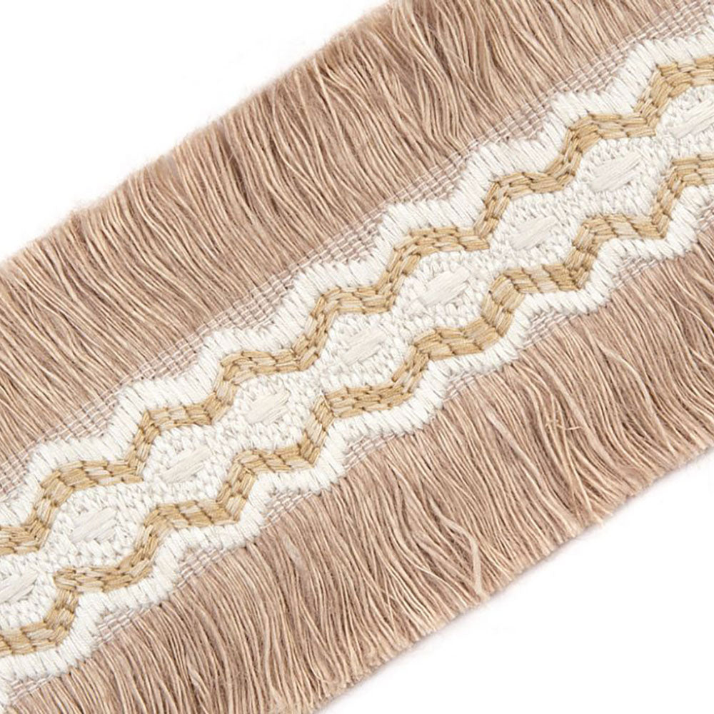 Trapeze Border Natural Passementerie