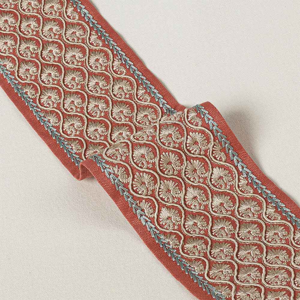 Andora Braid Terracotta Passementerie