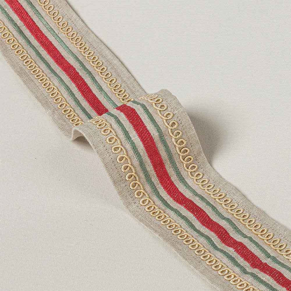 Baily Braid Red & Green Passementerie