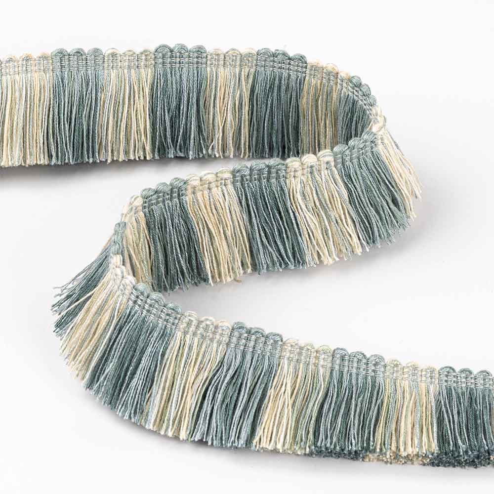 Cut Ruche Old Blue Passementerie