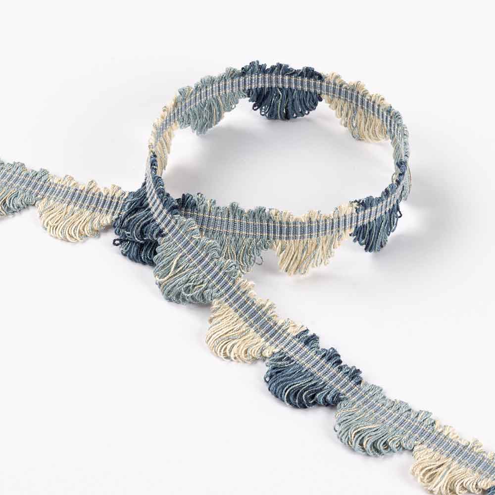 Fan Edge Blue Passementerie