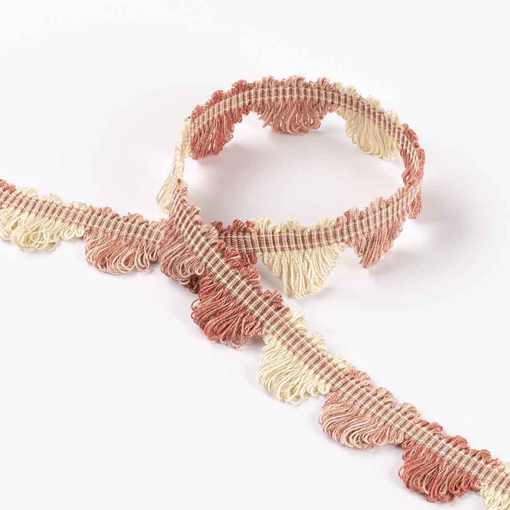 Fan Edge Old Pink Passementerie