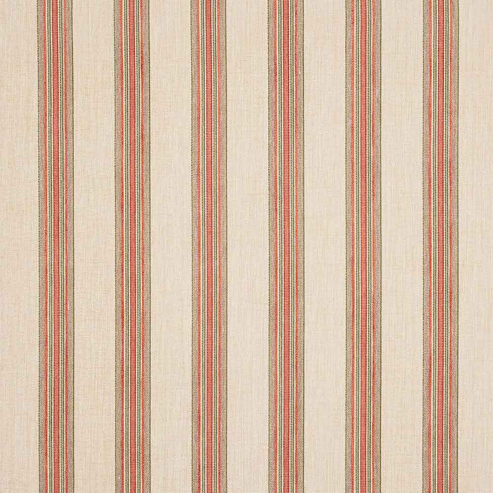 Gilbert Stripe Red & Green Fabric