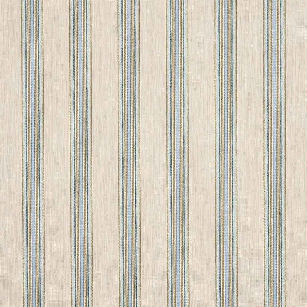 Gilbert Stripe Aqua & Green Fabric