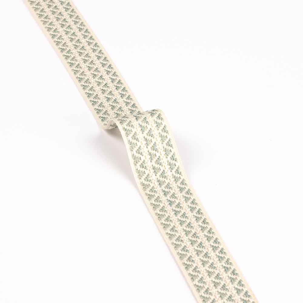 Herringbone Tape Aqua Passementerie