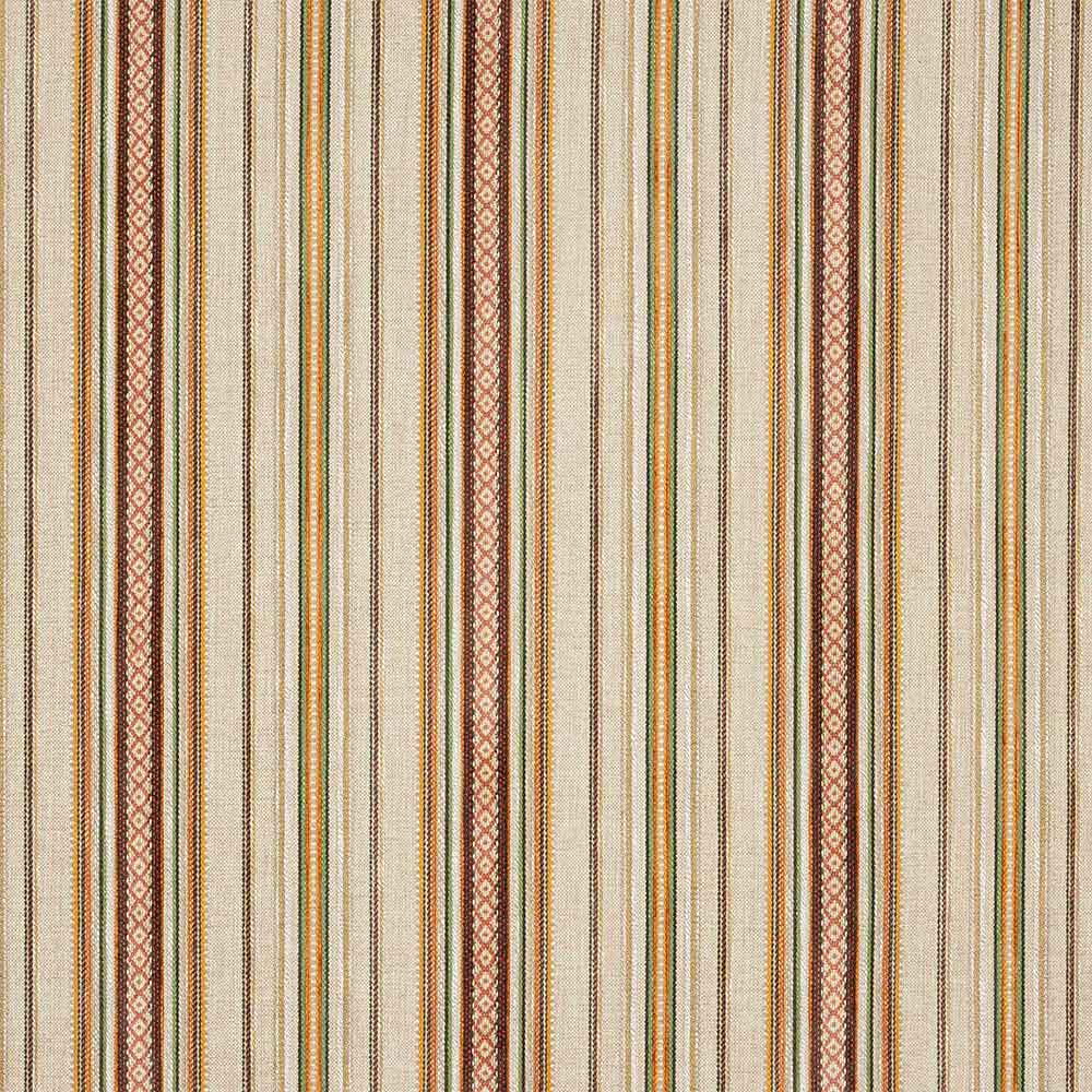 Ridgeway Stripe Terracotta Fabric