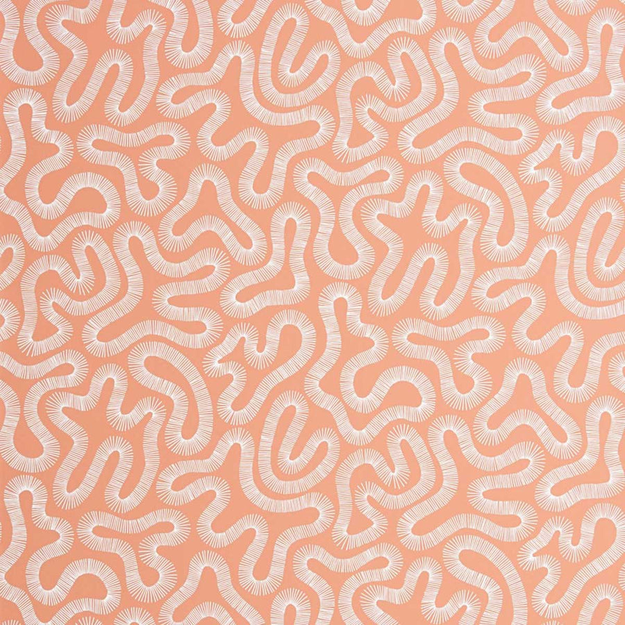 MissPrint Coral Wallpaper | Peach Blush | MISP1340