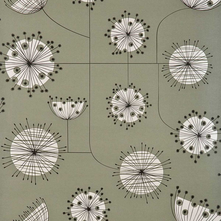 MissPrint Dandelion Mobile Wallpaper | French Grey With White | MISP1023