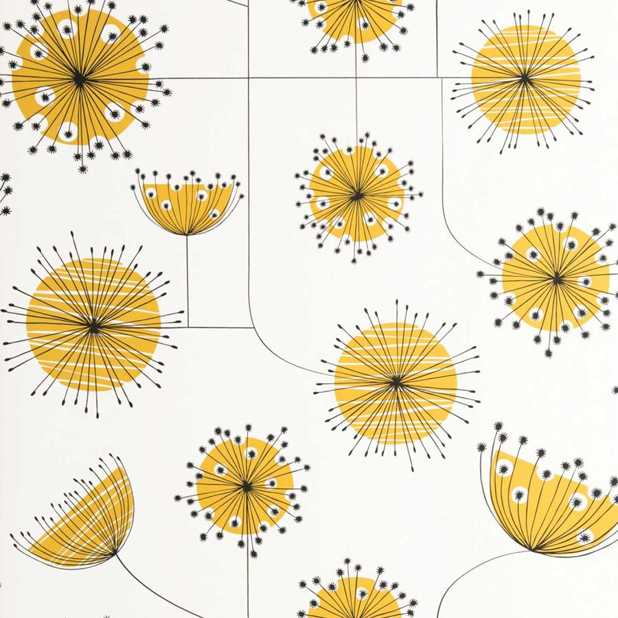 MissPrint Dandelion Mobile Wallpaper | Sunflower Yellow | MISP1235