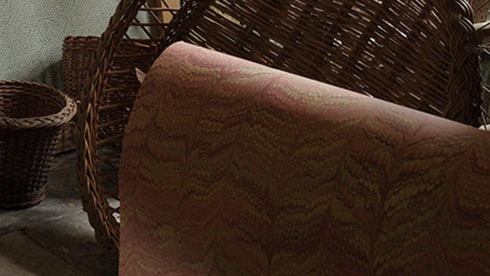 Endpapers wallpaper by Zoffany in a styled interior