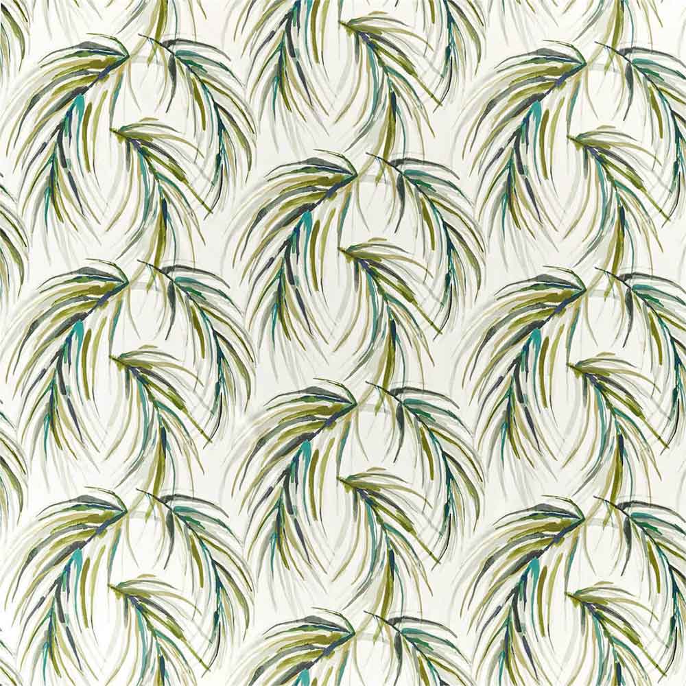 Alvaro Lime & Jade & Palm Fabric