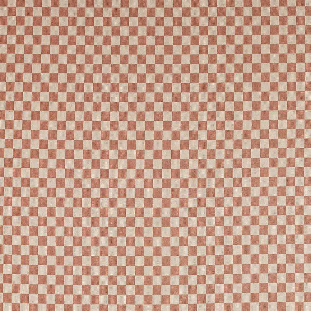 Blenets Check Mini Terracotta Fabric