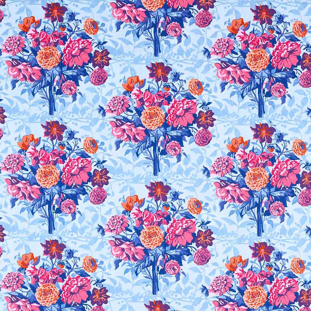 Dahlia Bunch Lapis & Carnelian & Spinel Fabric