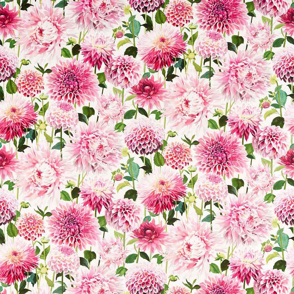 Dahlia Blossom & Emerald & NewBeginnings Fabric