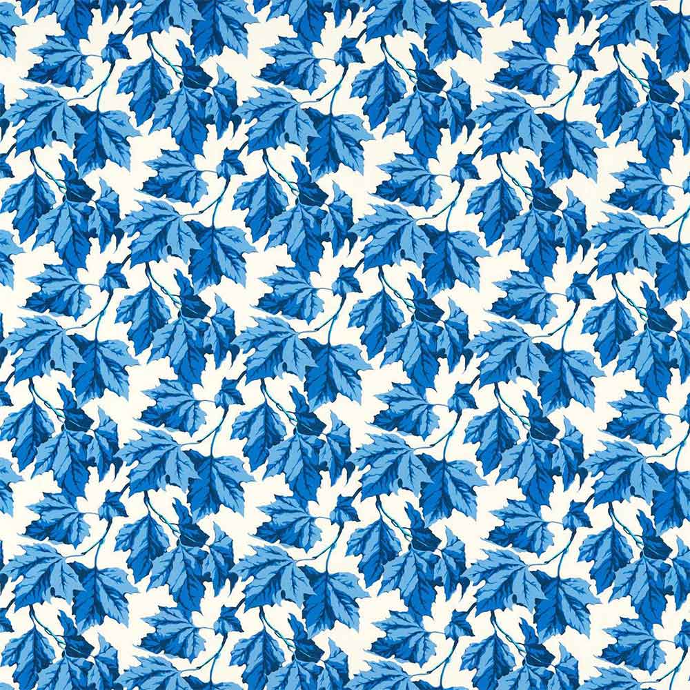 Dappled Leaf Lapis Fabric