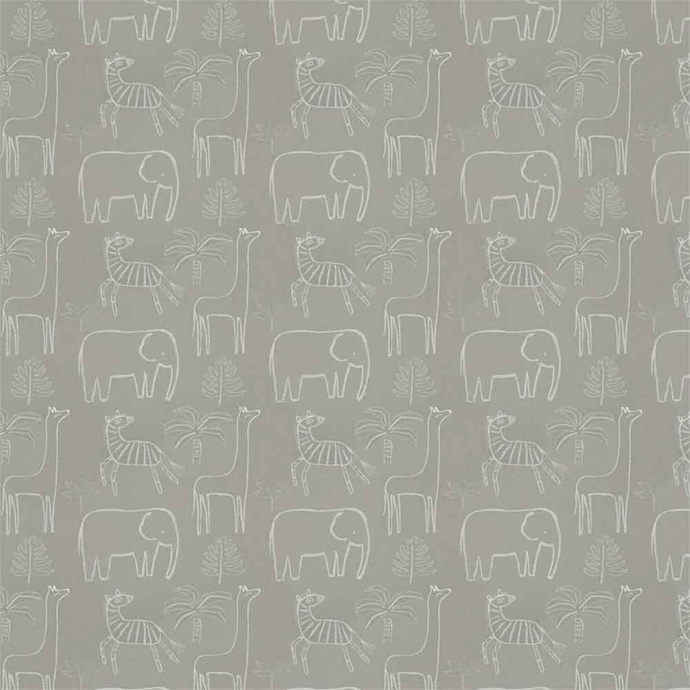 Funky Jungle Stone Fabric