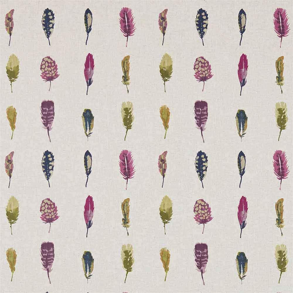 Limosa Loganberry & Raspberry & Olive Fabric