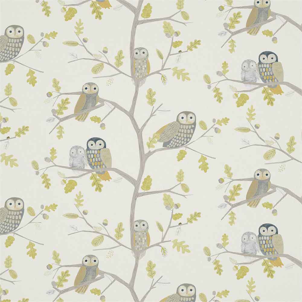 Little Owls Kiwi Fabric