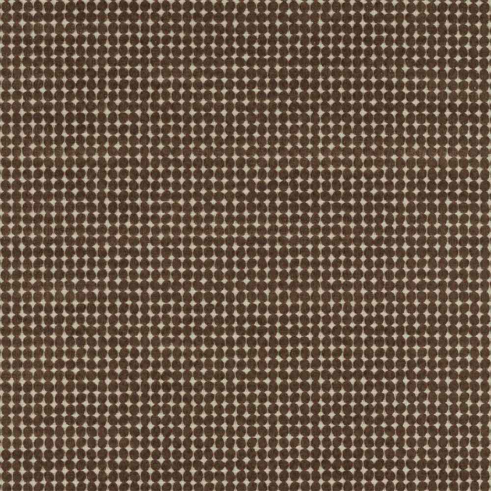 Loopy Spot Chocolate Fabric