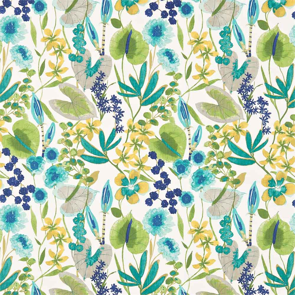 Nalina Zest & Lagoon & Gooseberry Fabric