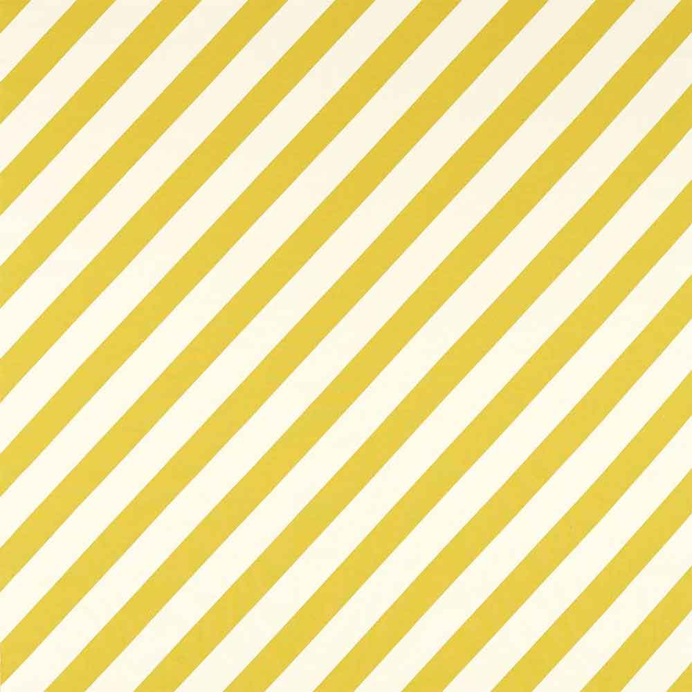 Paper Straw Stripe Citrine Fabric