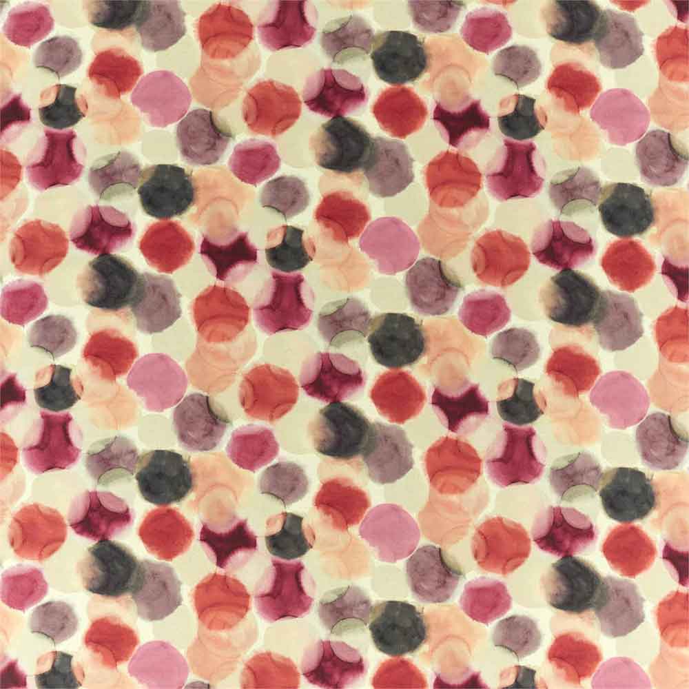 Selenic Tulip & Coral Fabric