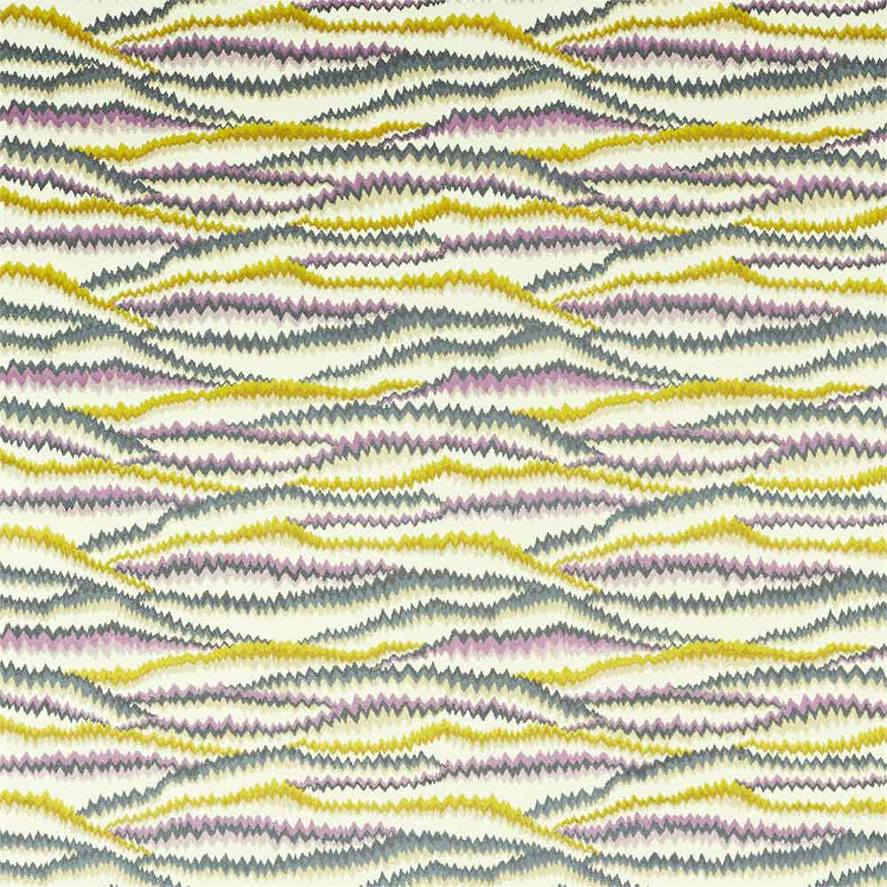 Tremolo Aubergine & Chartreuse Fabric