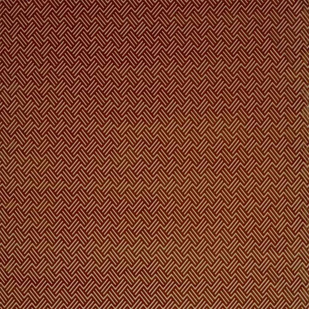 Triadic Burnt Umber Fabric