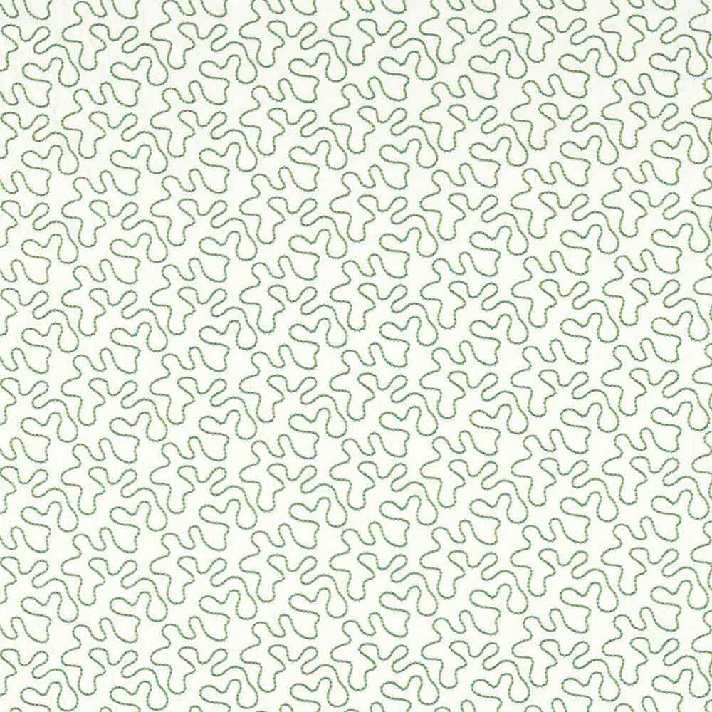 Wiggle Peridot & Pearl Fabric