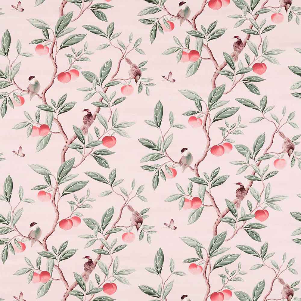 Ella Powder & Sage & Peach Fabric