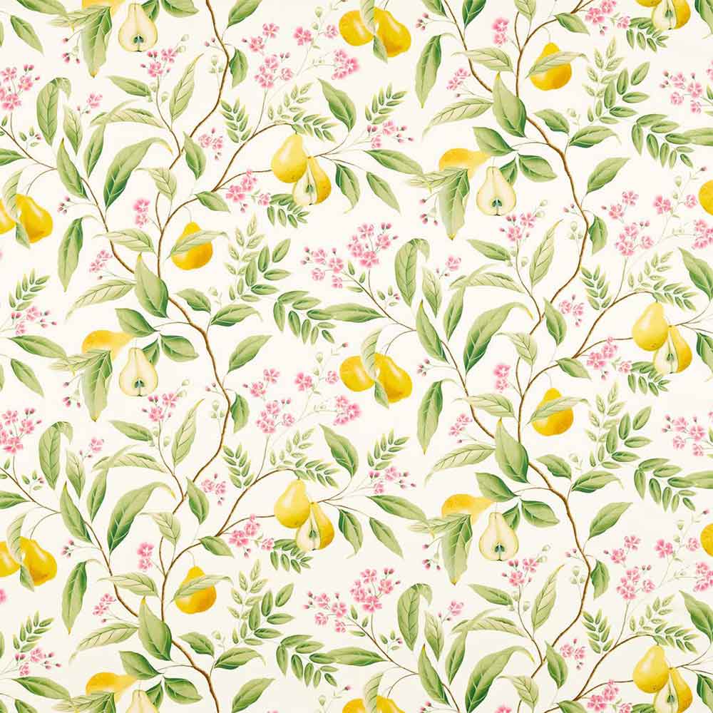 Marie Fig leaf & Honey & Blossom Fabric