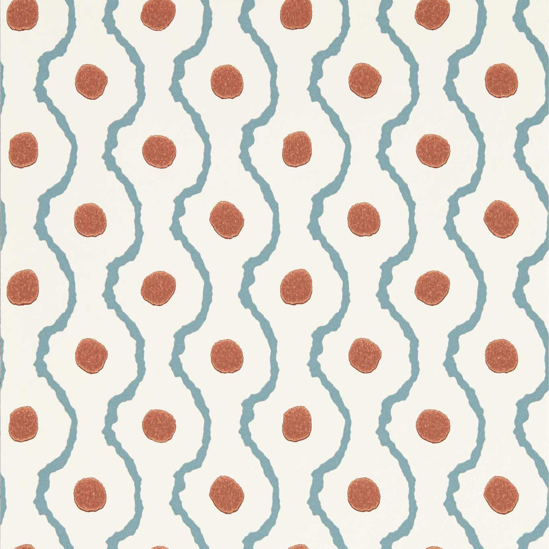 Connor Pacific And Terracotta Wallpaper