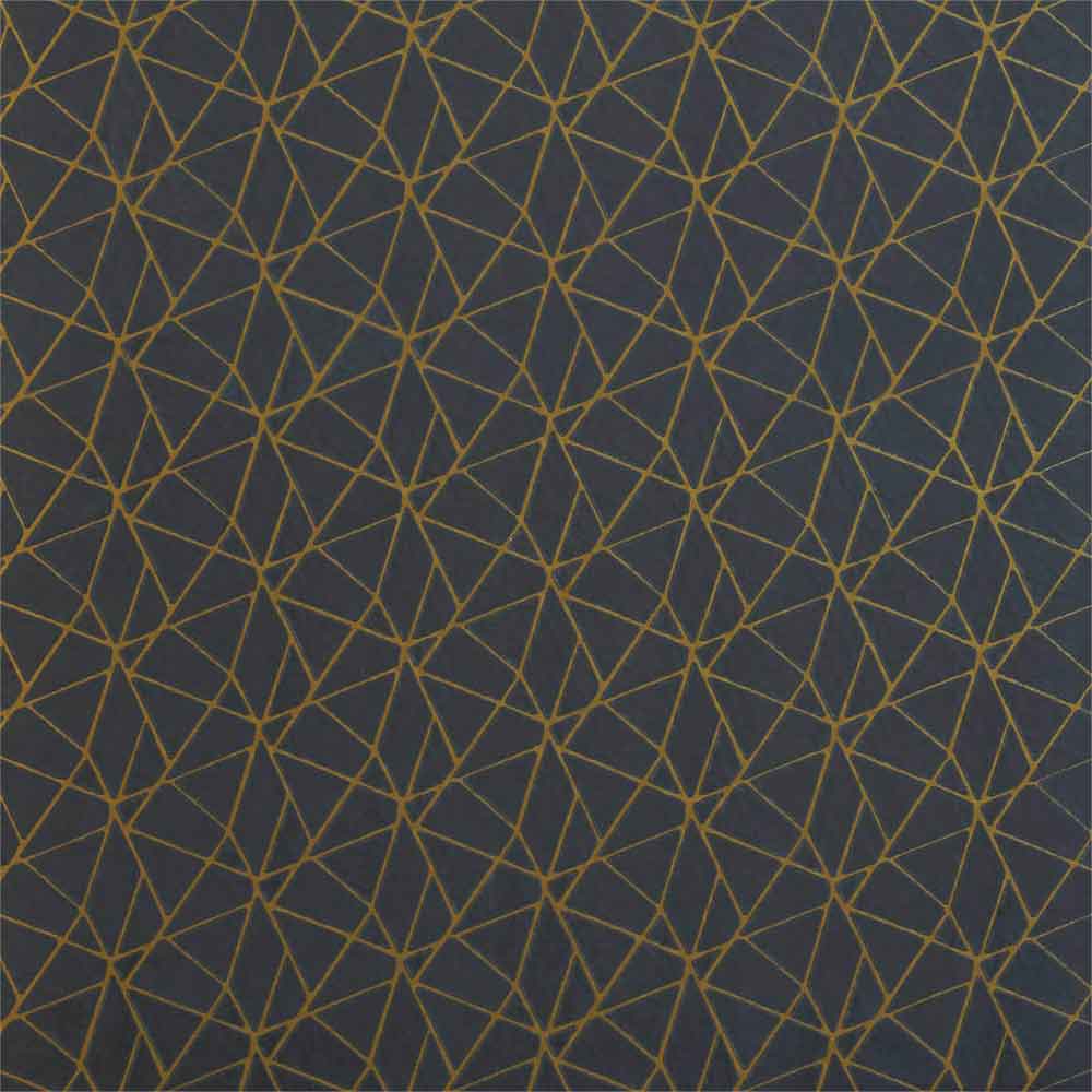 Zola Charcoal & Gold Fabric