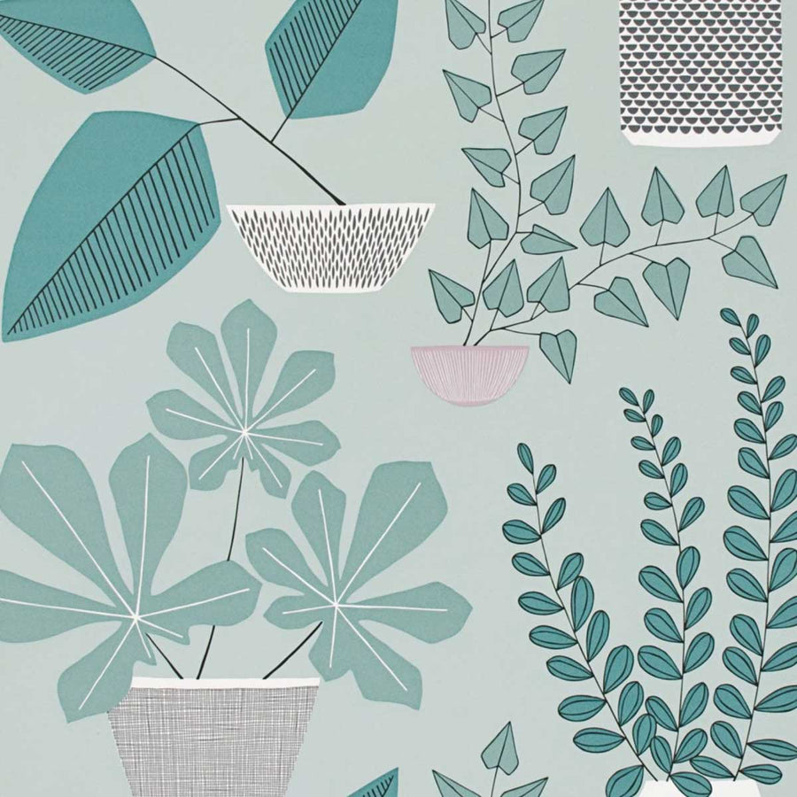 MissPrint House Plants Wallpaper | Marina | MISP1178