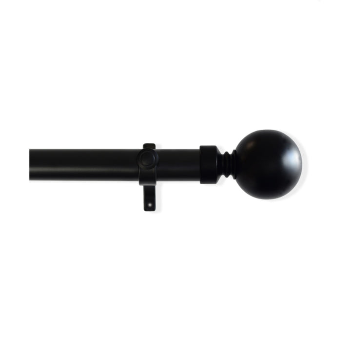 Laura Ashley 28mm Ball End Eyelet Pole in Black