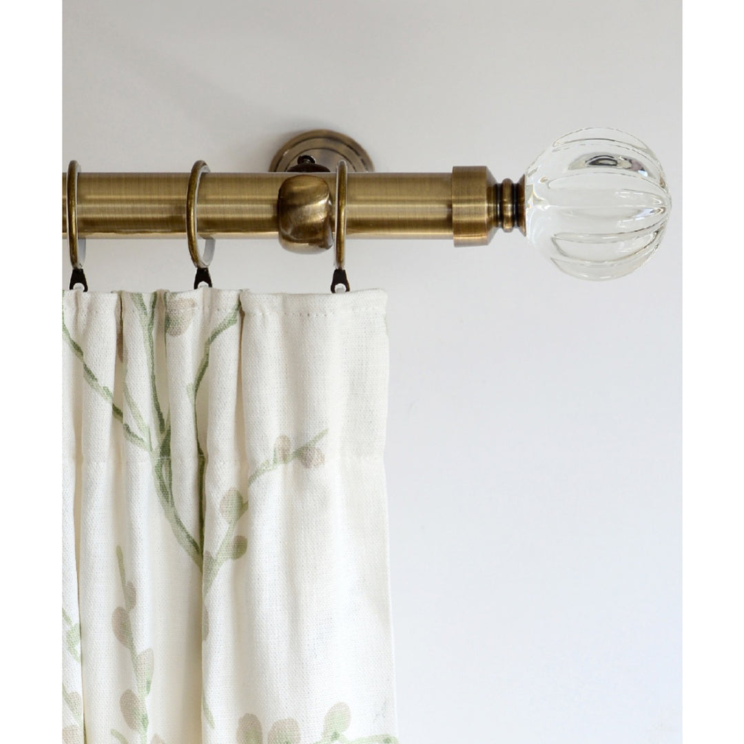 Laura Ashley 28mm Vivien Pole in Antique Brass