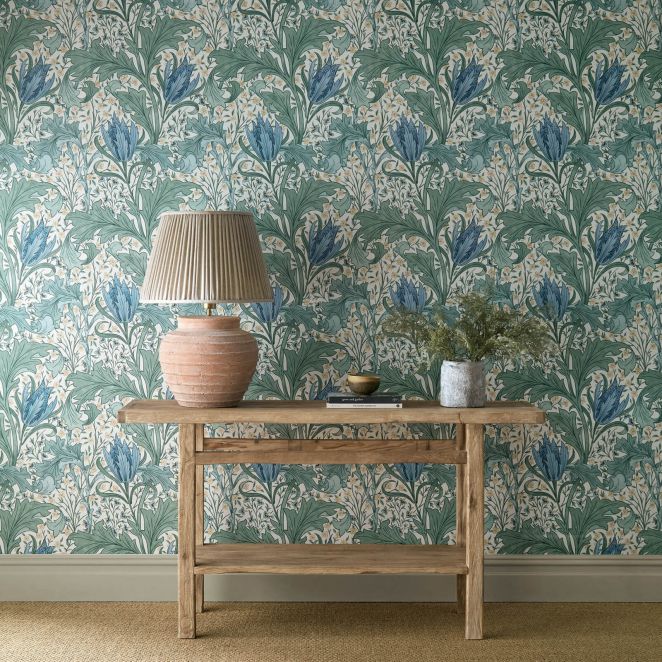 Lent Lily Cornflower Blue Wallpaper