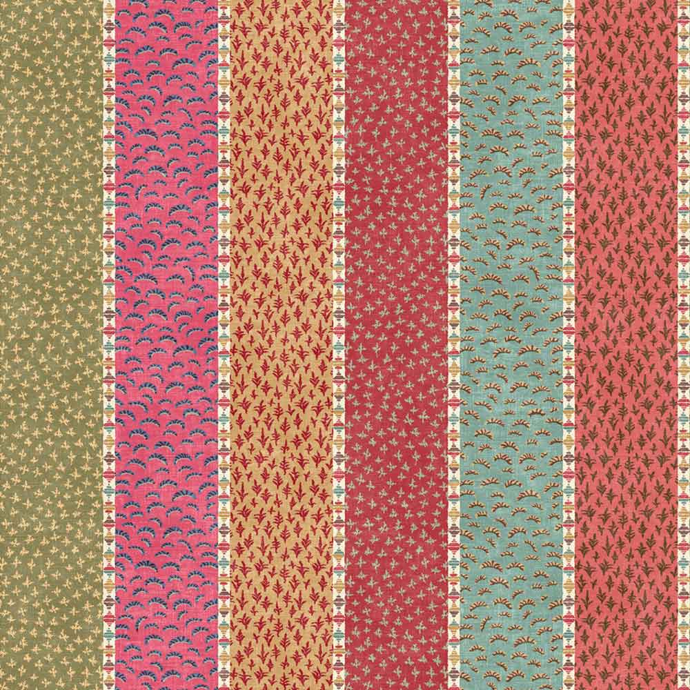 Asha Stripe Jaipur Spice Fabric