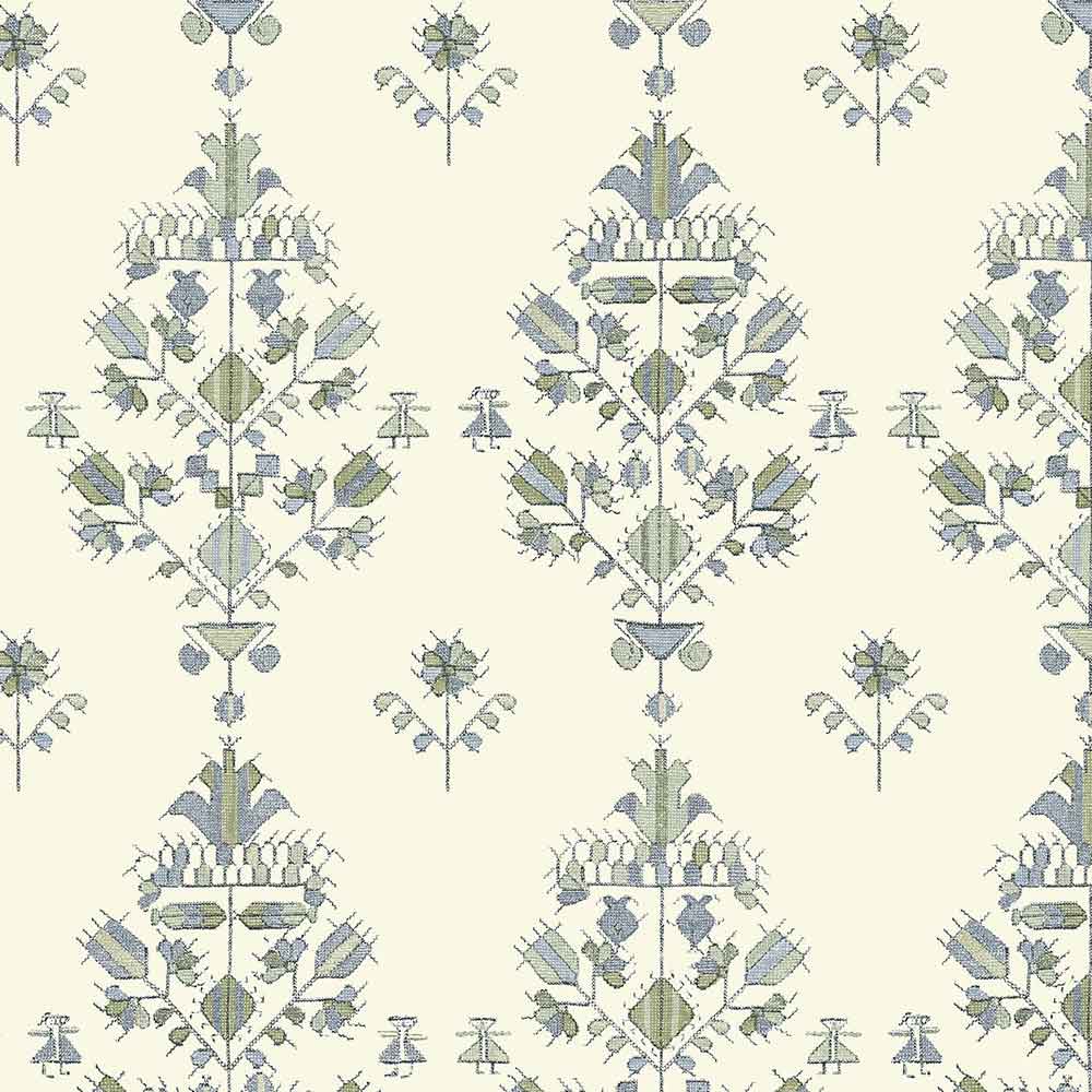 Athena Blue Myrtle Fabric