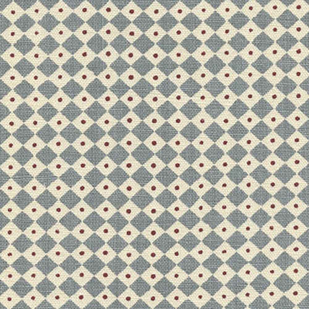 Diamond Dot Wedgwood Blue Fabric