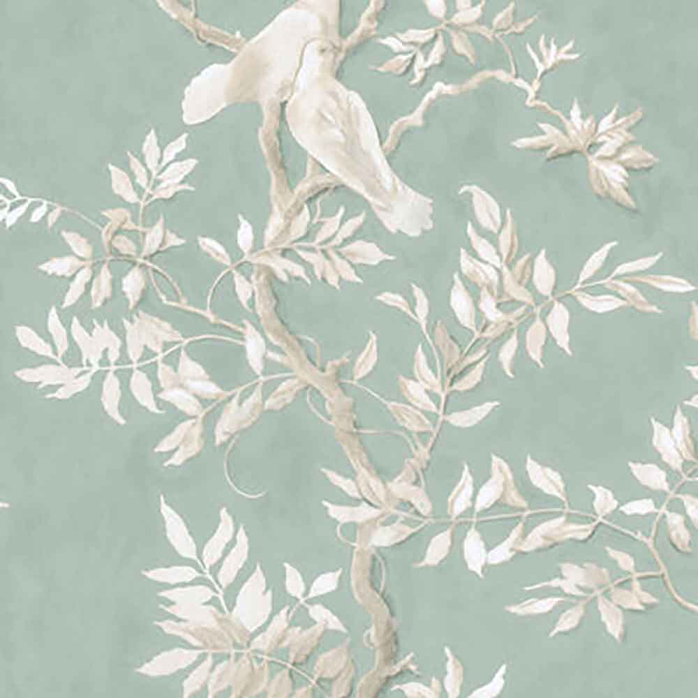 Doves Aquamarine Fabric