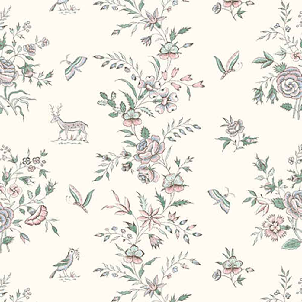 Fleurie Peppermint Rose Fabric