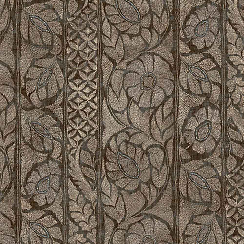 Kashmiri Turkish Coffee Fabric