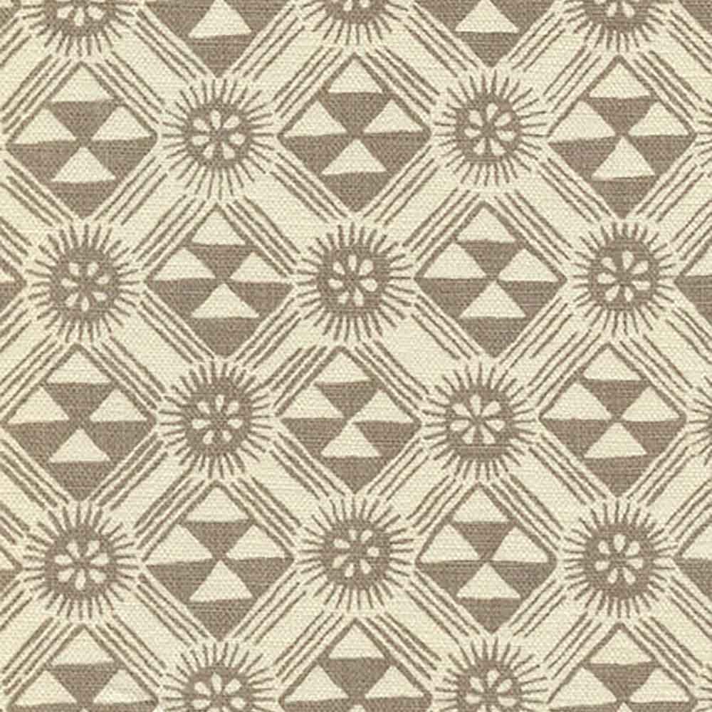 Monochrome Cocoa Fabric