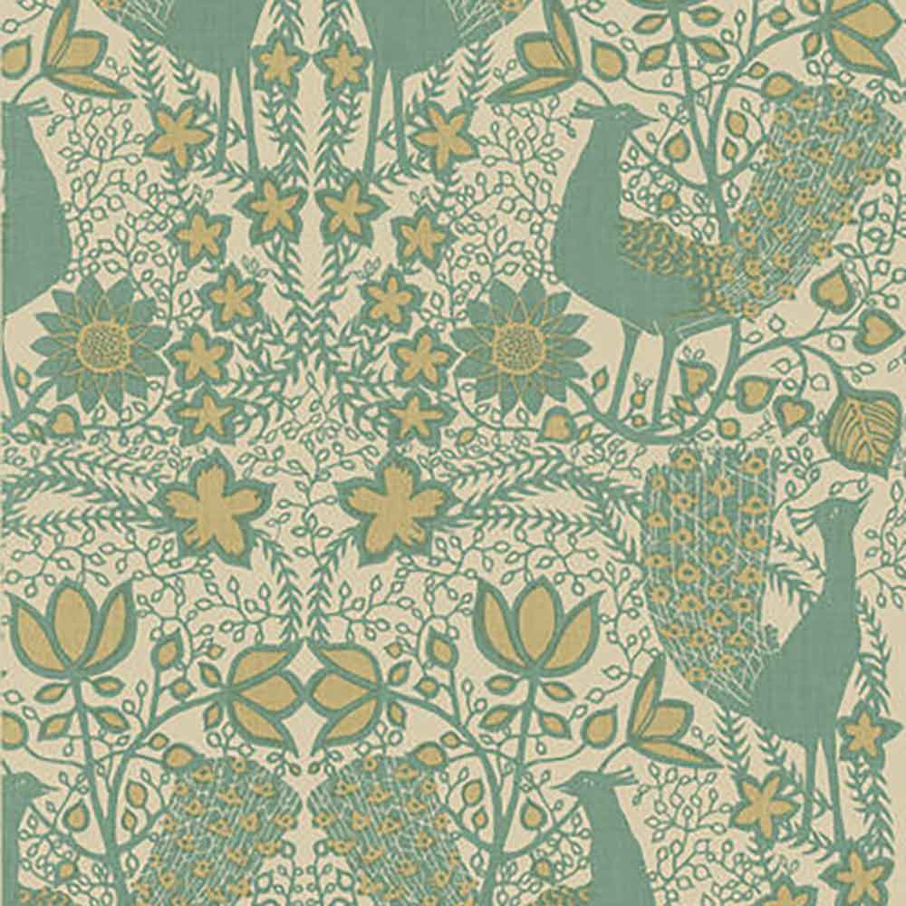 Peacock Frascati Fabric