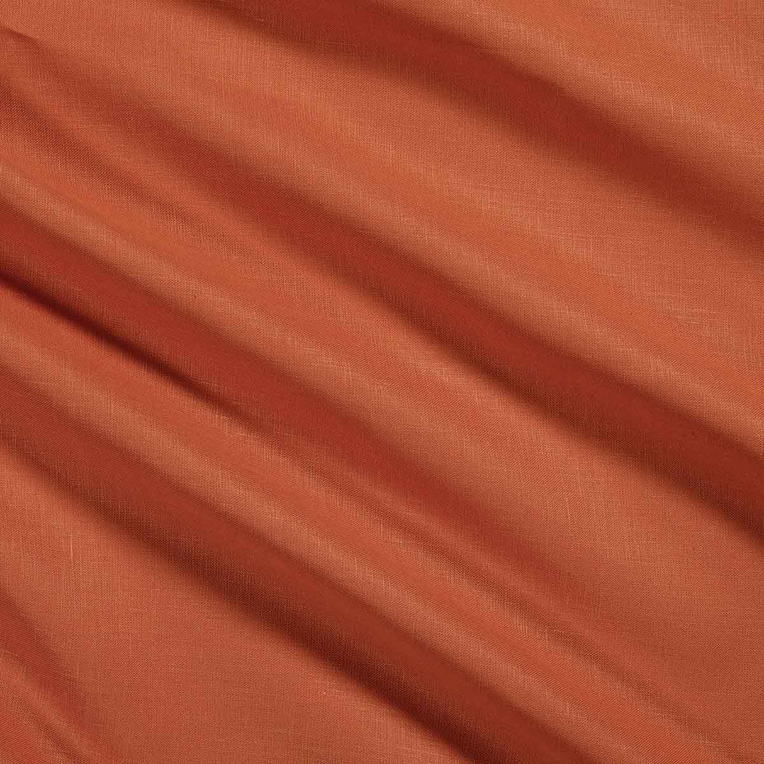 Lismore Linen Terracotta Fabric